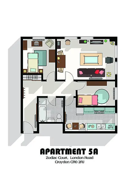 Peep Show Home Layout