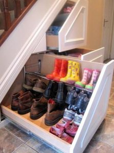 Under the stairs storage